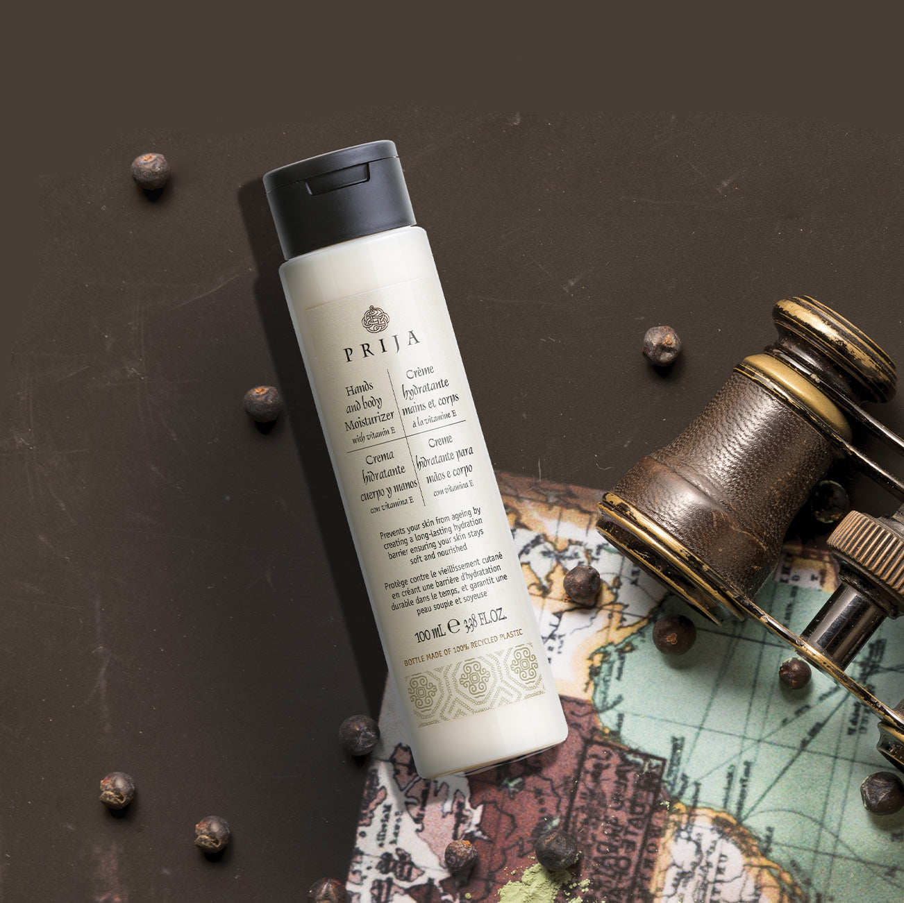 Prija Moisturising Body Cream (100 ml) travel size